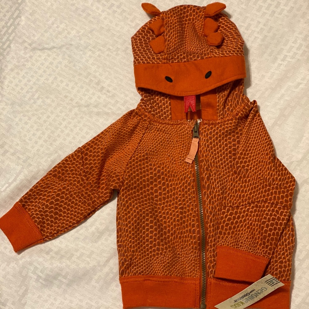 Orange kids sweater